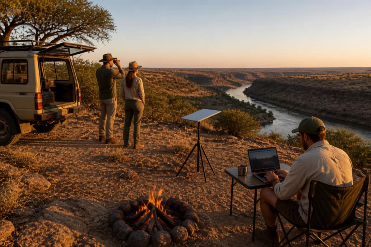 accès internet safari en afrique